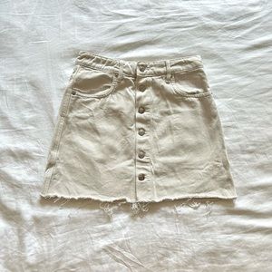 Zara Beige Mini Skirt Size S